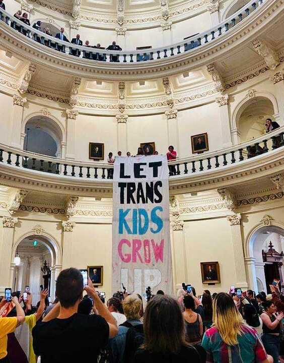 Texas we have a problem #LetTransKidsGrowUp
